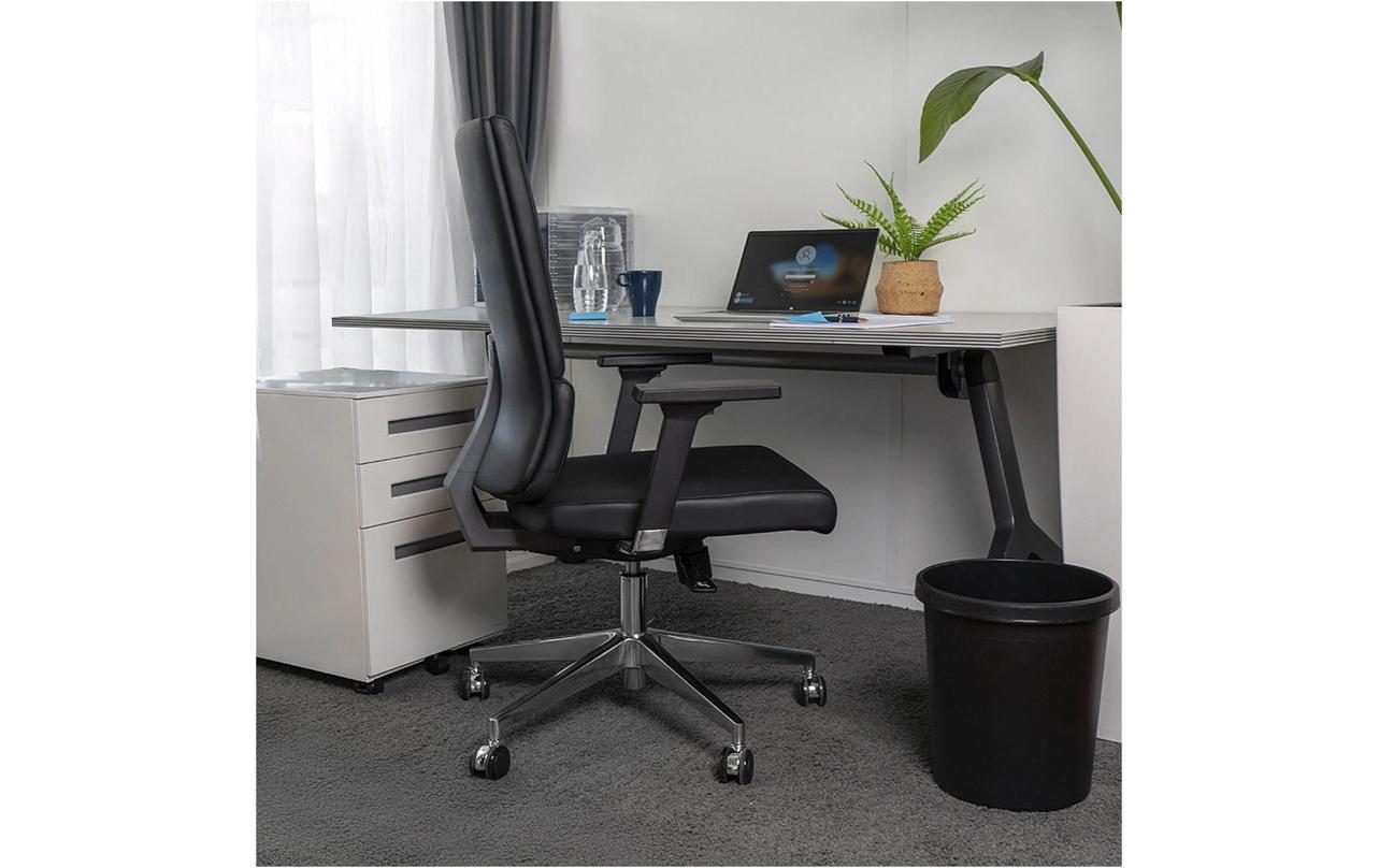 Bürostuhl ProRest Schwarz<br>Drehbarer Stuhl mit Armlehnen