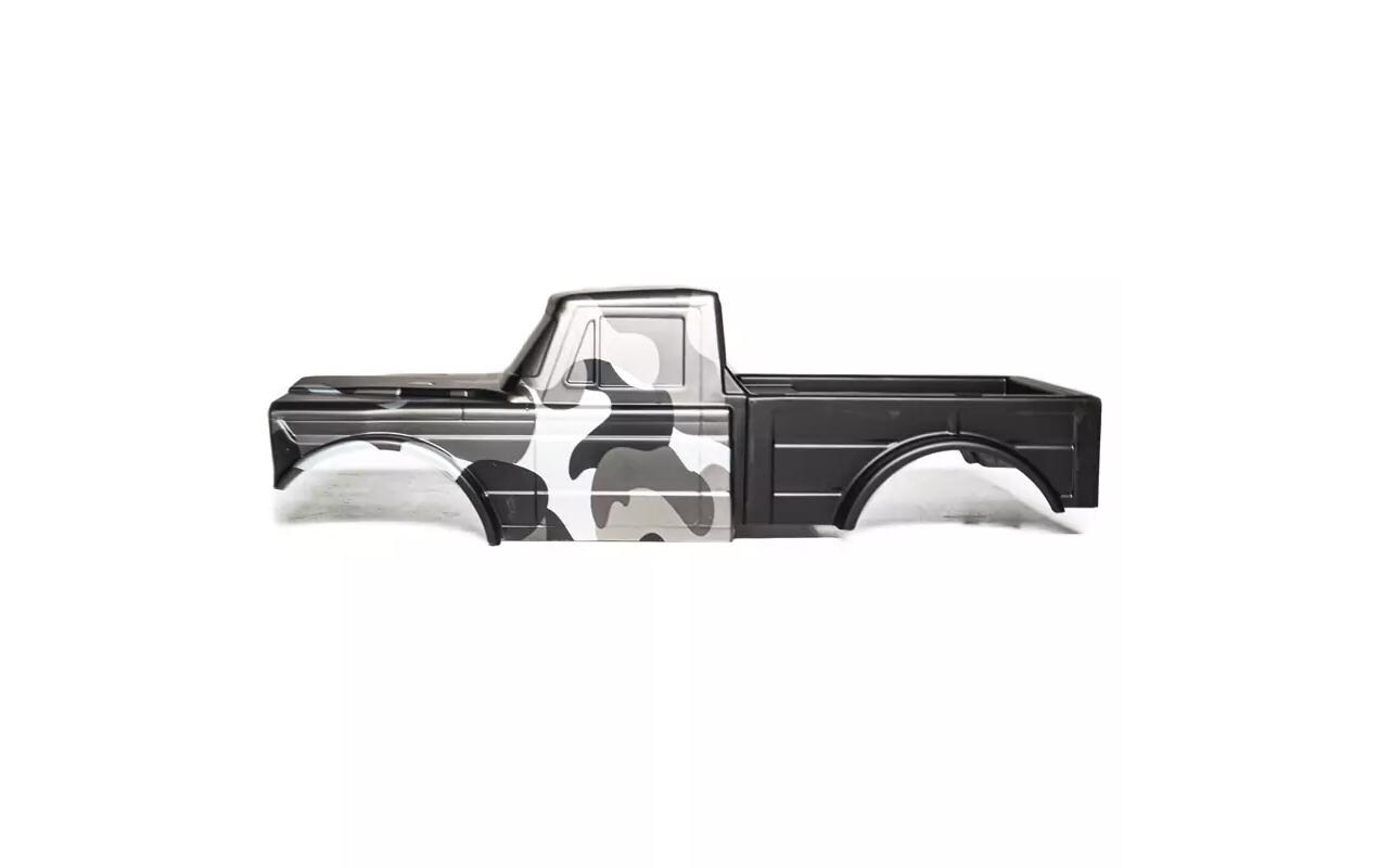 Karosserie Crawler Survival 324 mm, Grau, 1:10Karosserie Set für Crawler im Massstab 1:10