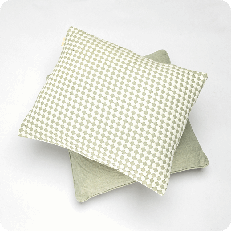 Kussen linnen Washed mineralred
