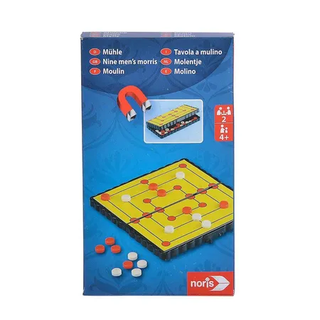 Noris Spiele Magnet-Reisespiele 1 Stück, 6-fach sortiert