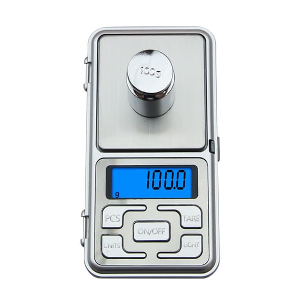 INF Digital minivekt / lommevekt 200 g / 0,01 g, rustfritt stål