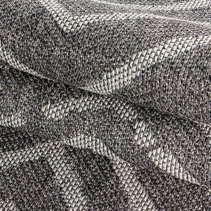 Jute buitenkleed - Aruba Square Grijs
