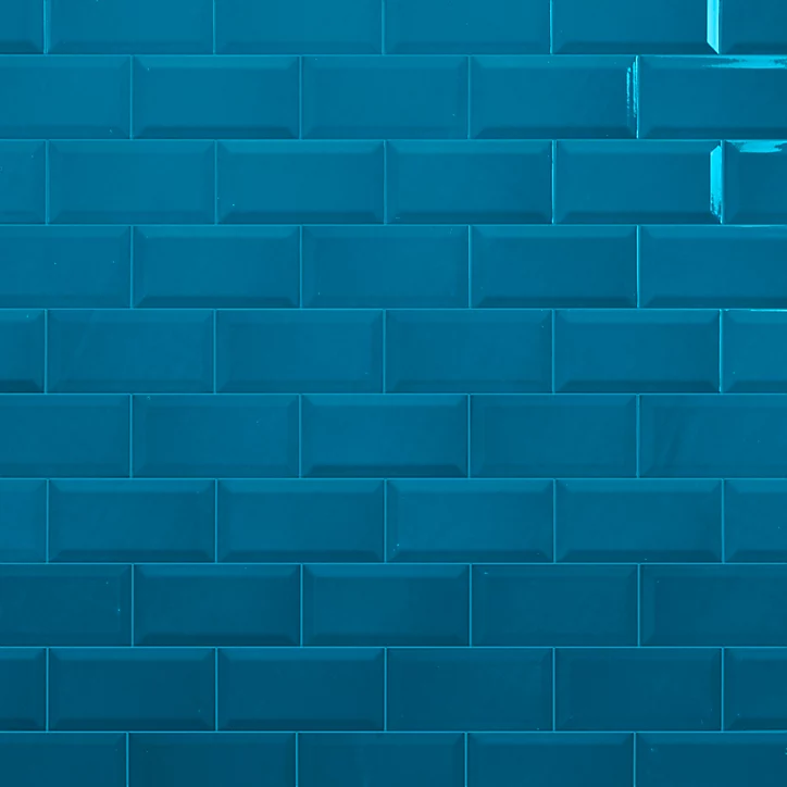 Carrelage mural bleu 10x20cm Trentie