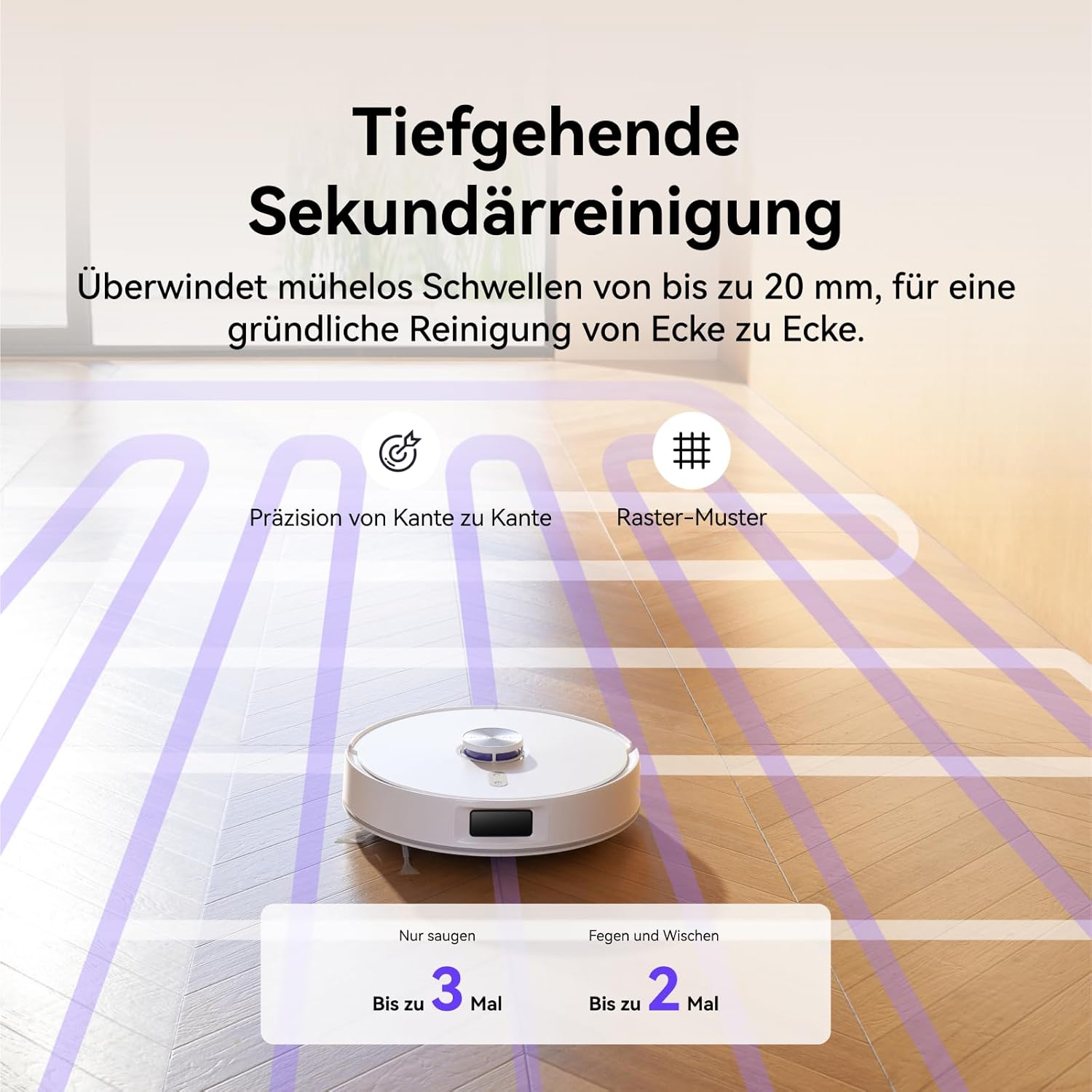 NARWAL Freo Saugroboter mit Wischfunktion und automatischer Dockingstation (Freo S)