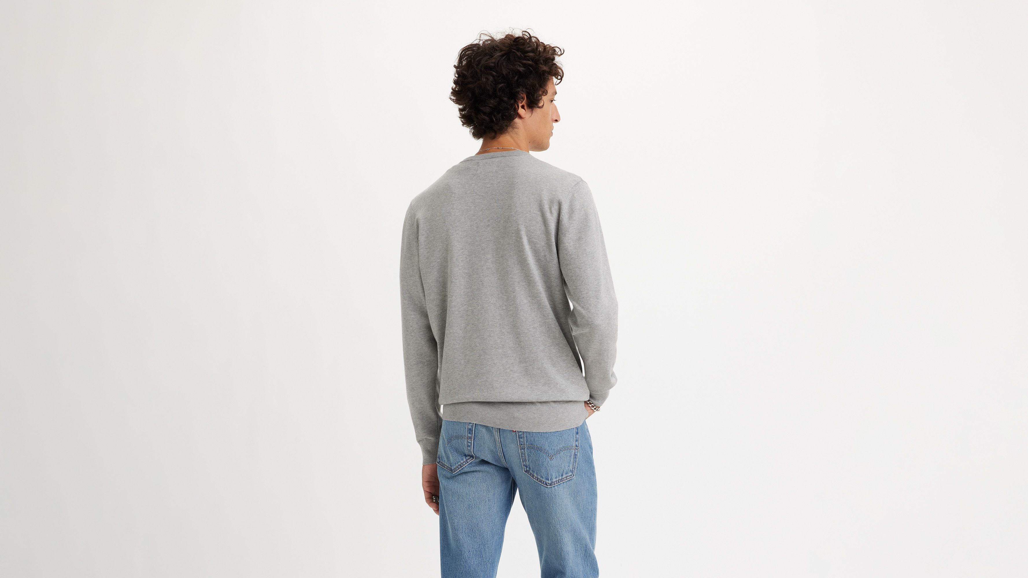Pull-over léger Housemark - Mid Tone Grey Heather - Gris