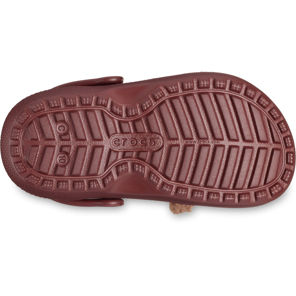 Køb Crocs Dark Clay Classic Lined IAM Brown Bear Clog T