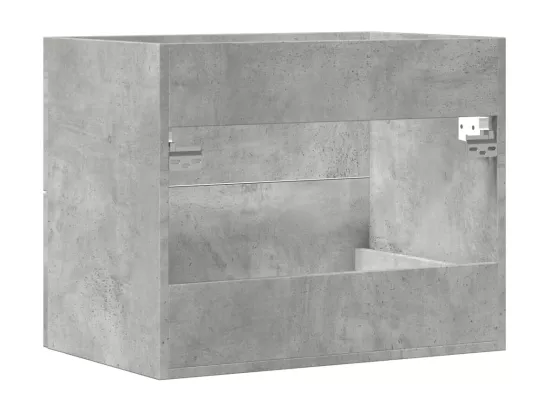 Armoire d'évier Gris béton 60x38,5x48 cm Aggloméré