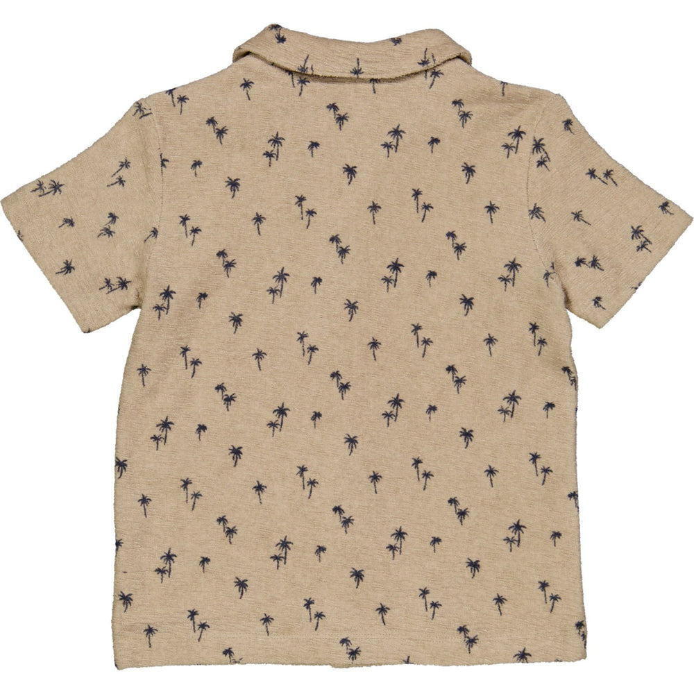 Køb Müsli Cashmere/ Night Blue Palm Skjorte