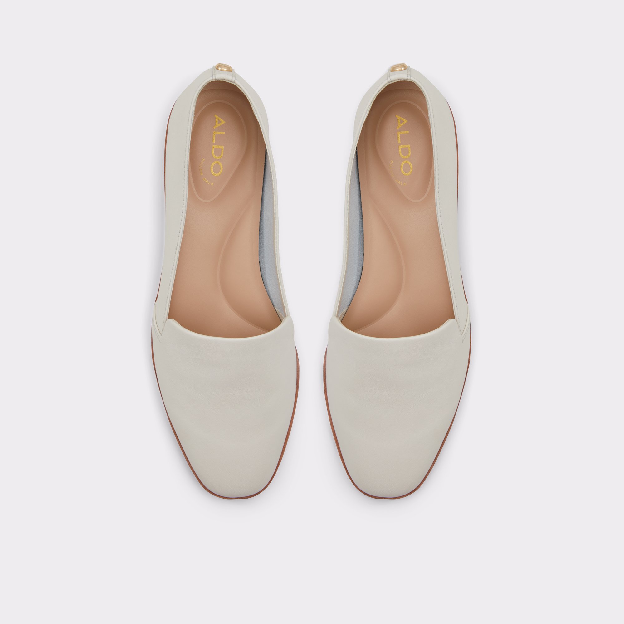 Veadith2.0 White Women Ballerinas & Slip-Ons