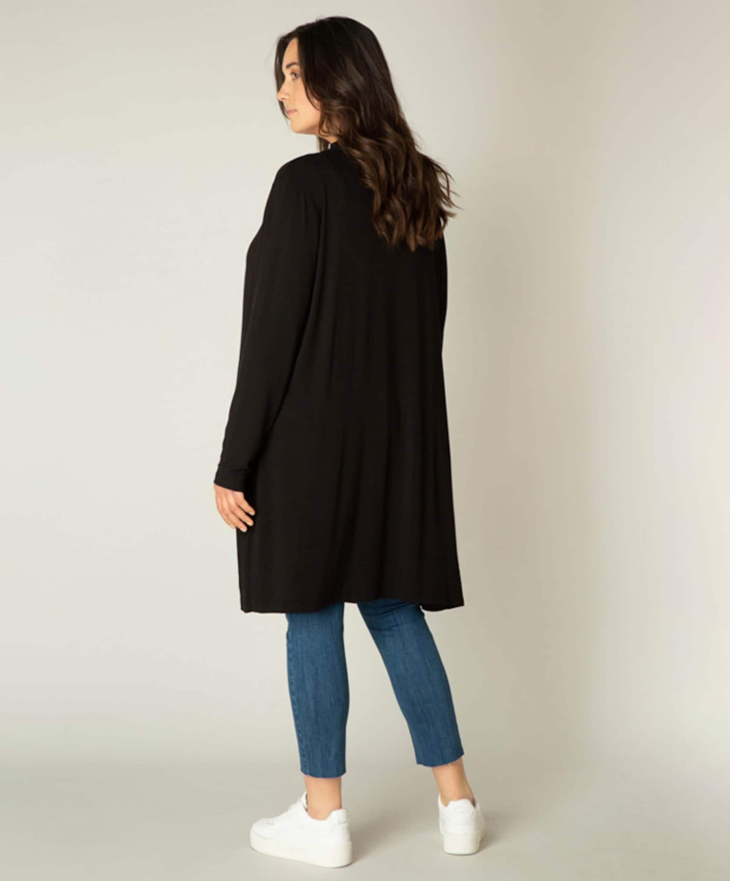 Base Level Curvy Dames vest zwart