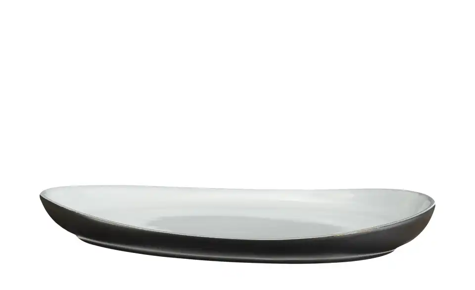 Peill+Putzler Servierplatte Como Schwarz, matt, Grün 25,7 cm