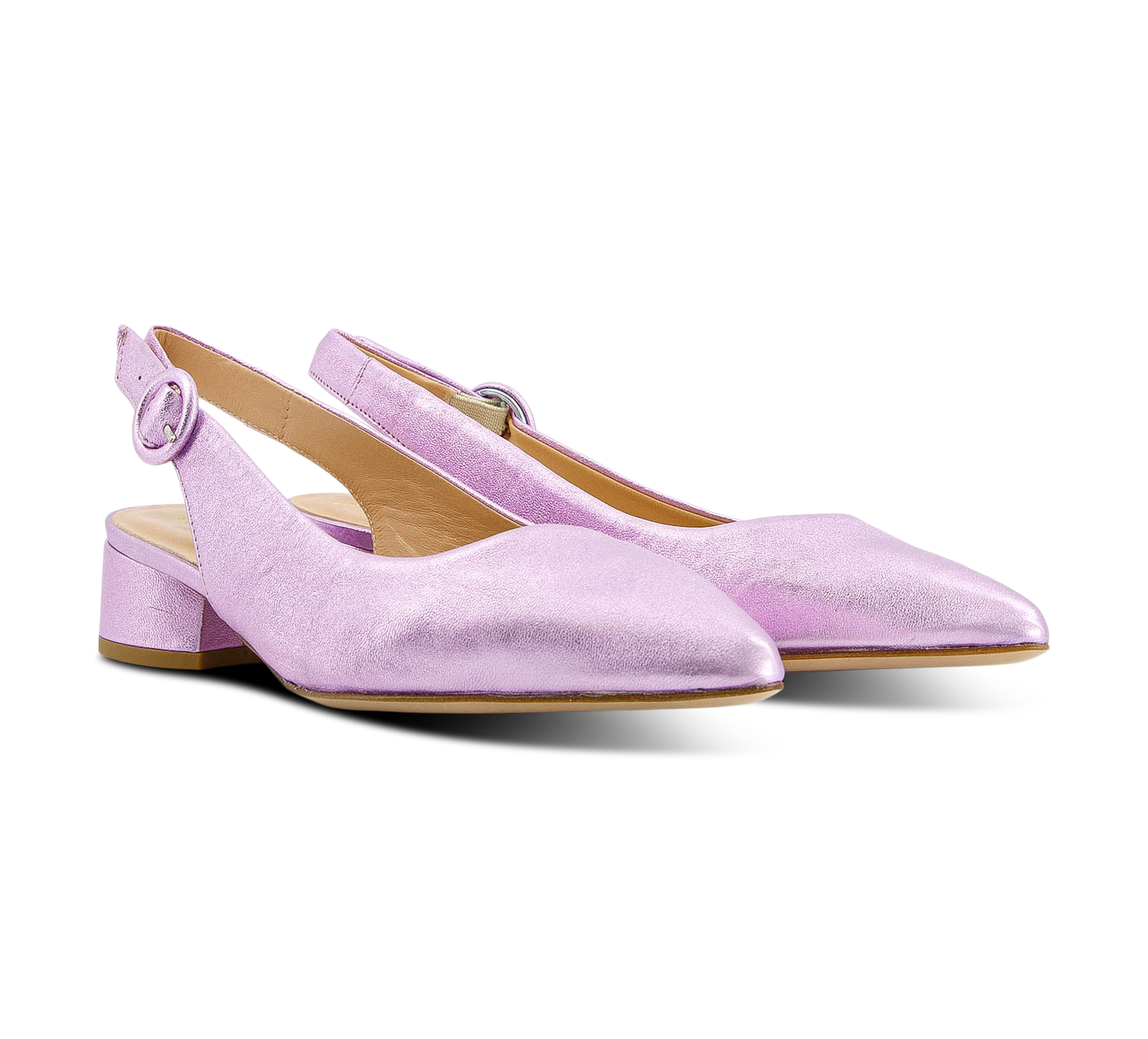 Franco Russo Sling-Pumps lila