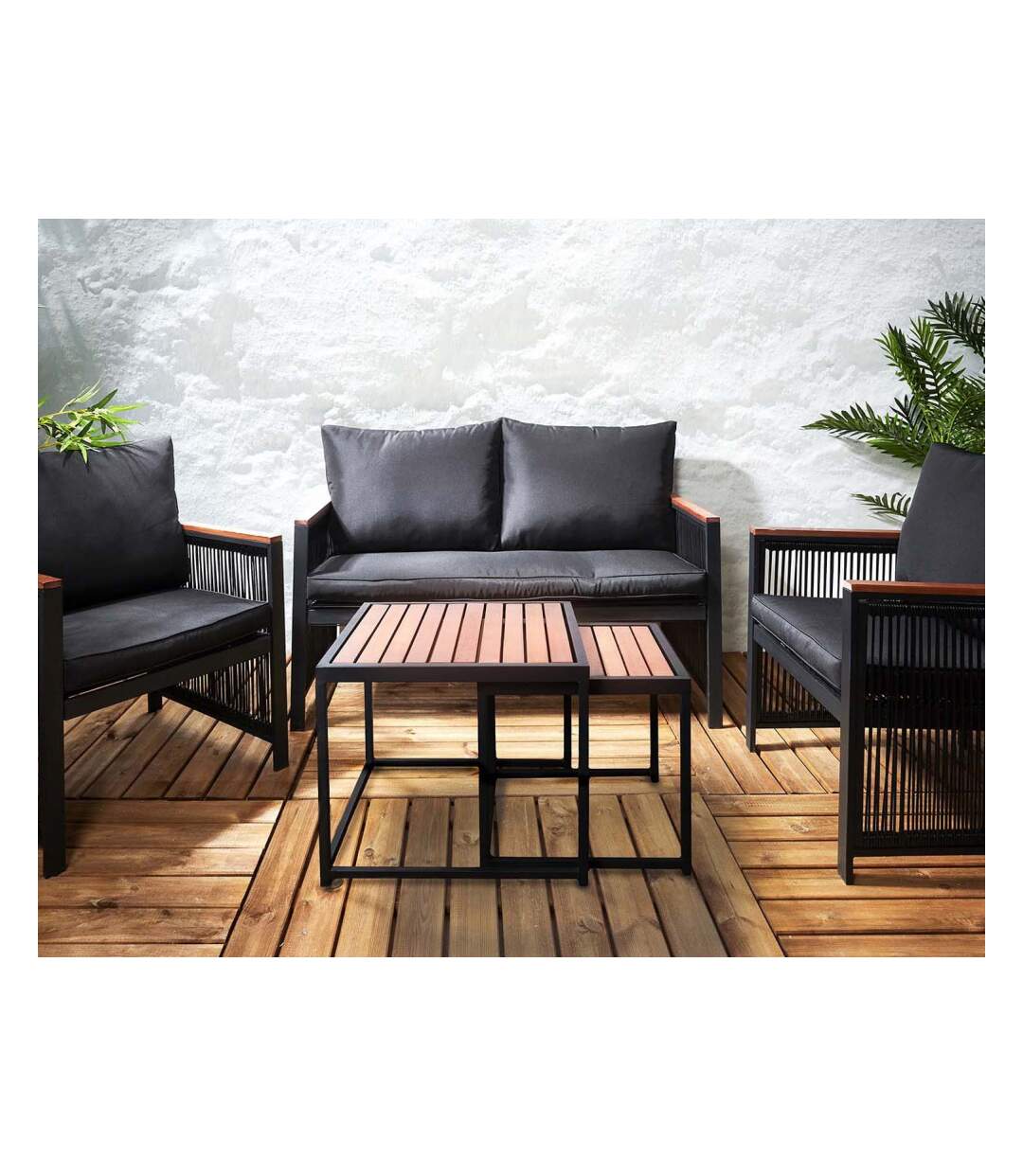 Salon de jardin détente 5 pièces Phuket