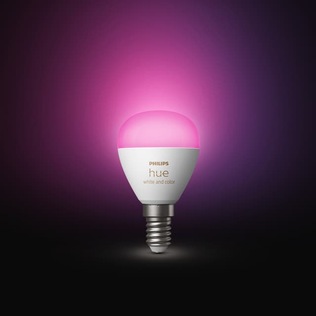 Philips Hue Luster LED-pære WCA 5.1W P45 E14