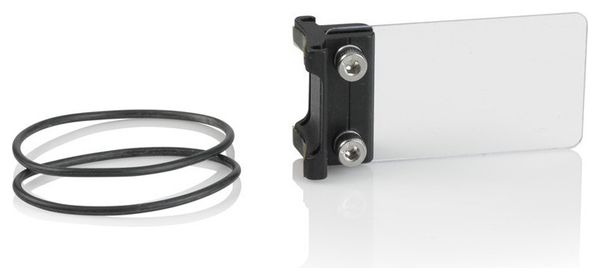 Plaque de fixation dossard pour montage sur tige de selle .