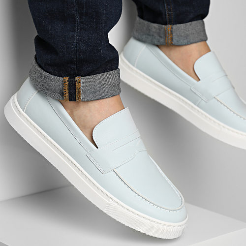 Mocassins Bleu Ciel