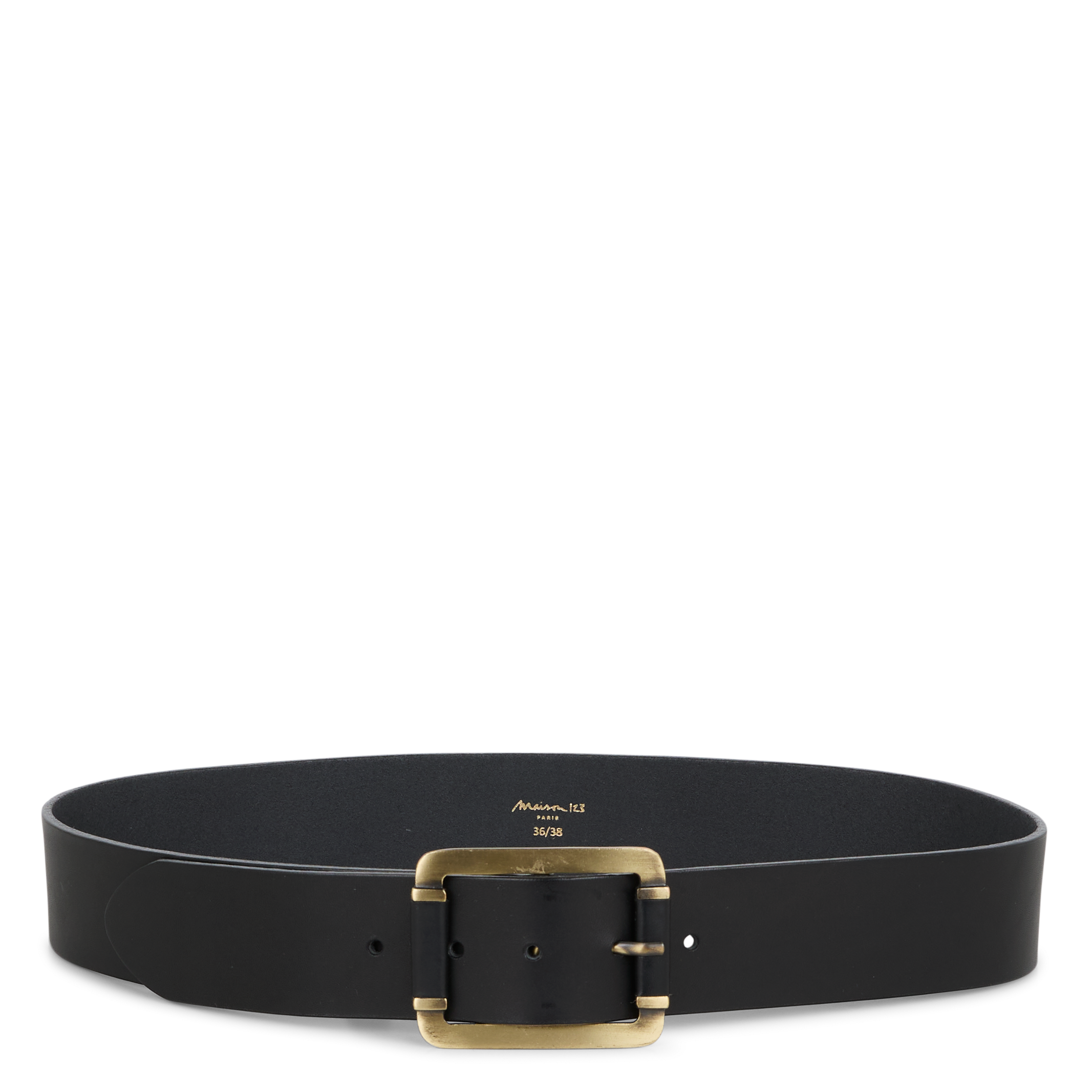 JUAN - Ceinture en cuir | Noir