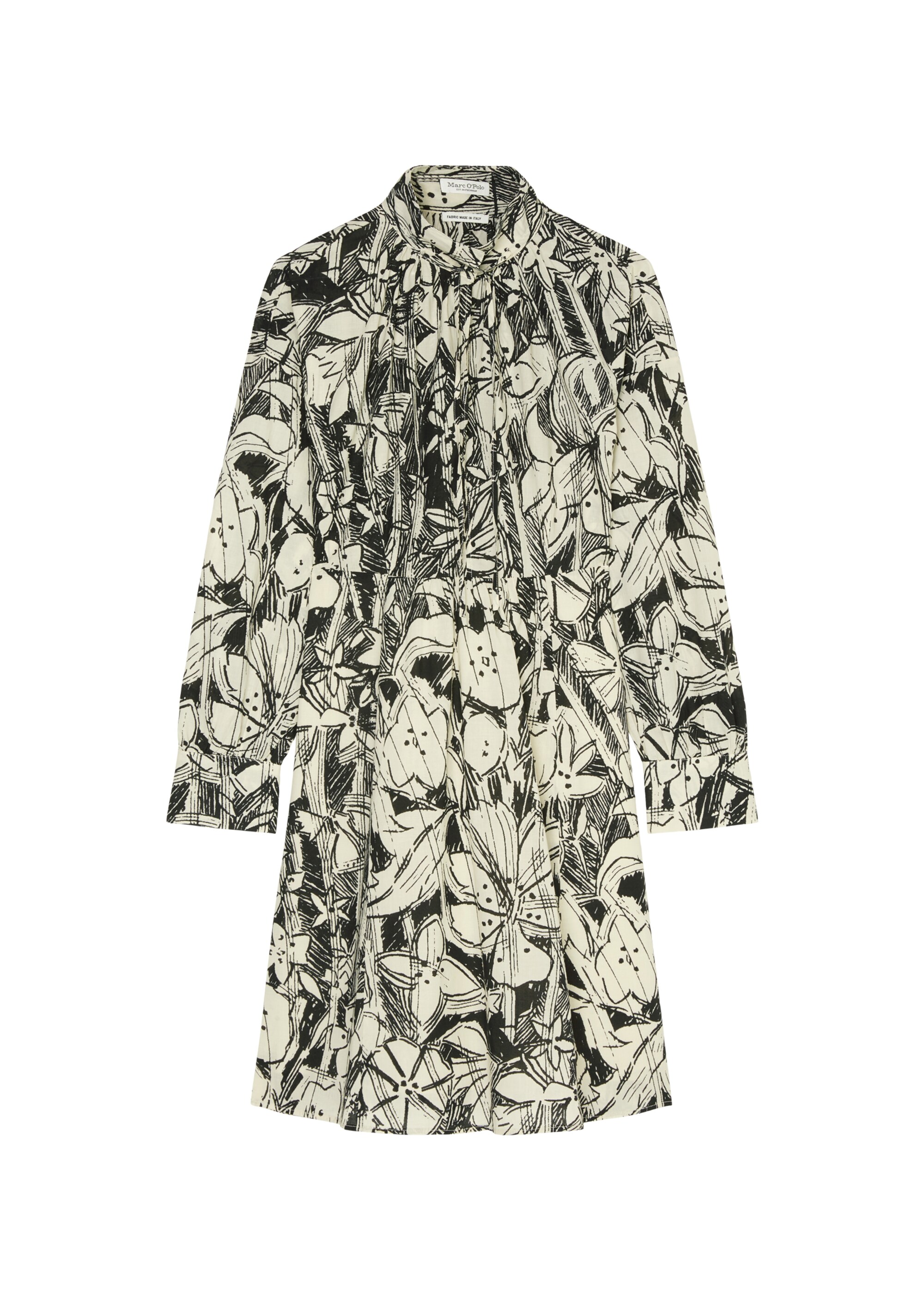 Print-Kleid A-Shape aus reiner Baumwolle