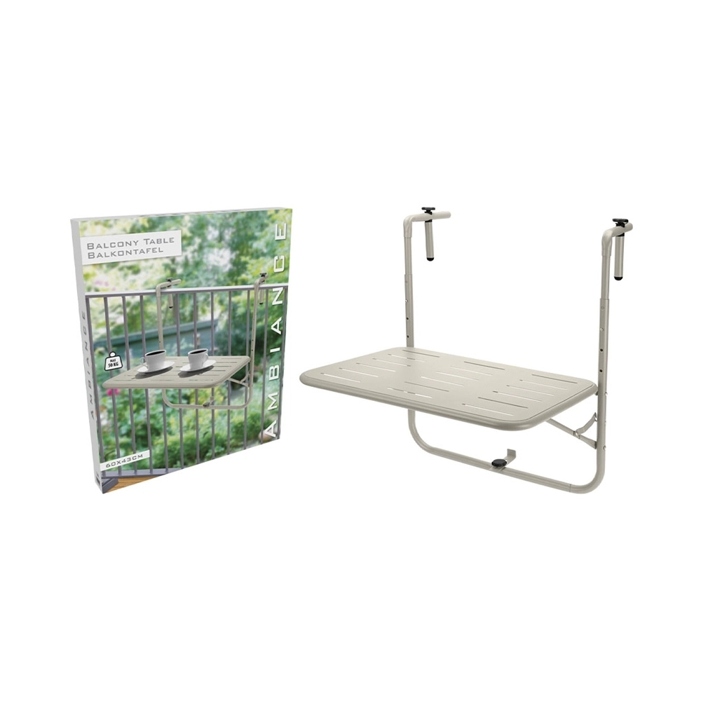 FS-STAR Pro Garden Balkonhängetisch beige