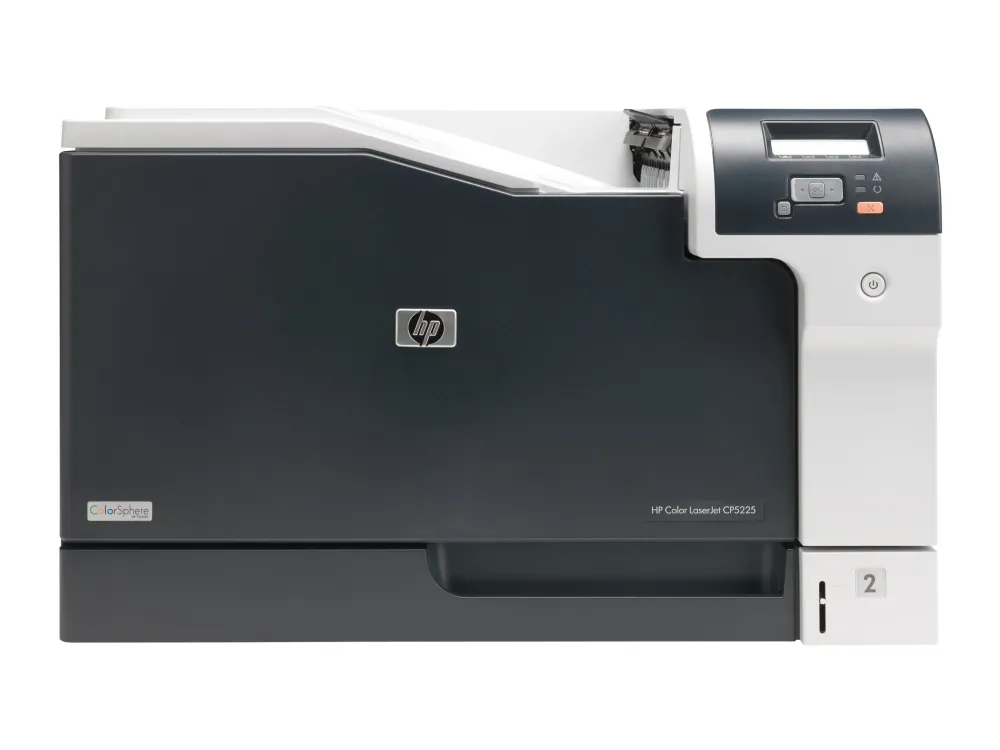 HP Color LaserJet Professional CP5225dn - Printer - farve - Duplex - laser - A3 - 600 dpi - op til 20 spm (mono) / op til 20 spm (farve) - kapacitet: 350 ark - USB, LAN