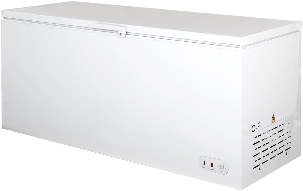 Gefriertruhe ECO 650 I Tiefkühltruhe groß 550L I Kühltruhe abschließbar I Gefriergerät mit Klappdeckel I Gefrierschrank -18°C bis -22°C