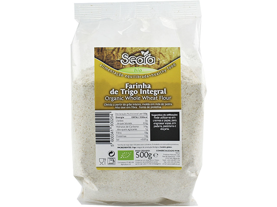FARINHA SEARA DE TRIGO INTEGRAL BIO 500G
