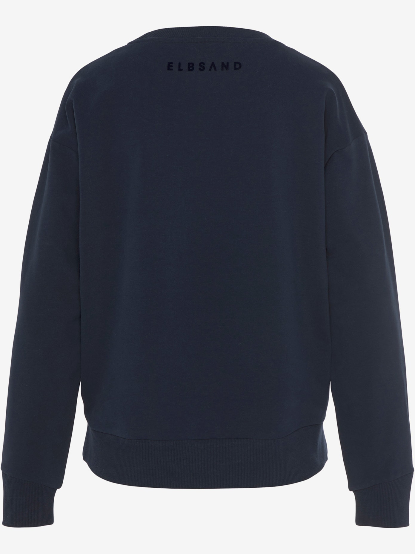 Sweat-shirt encolure ronde avec bords-côtes
