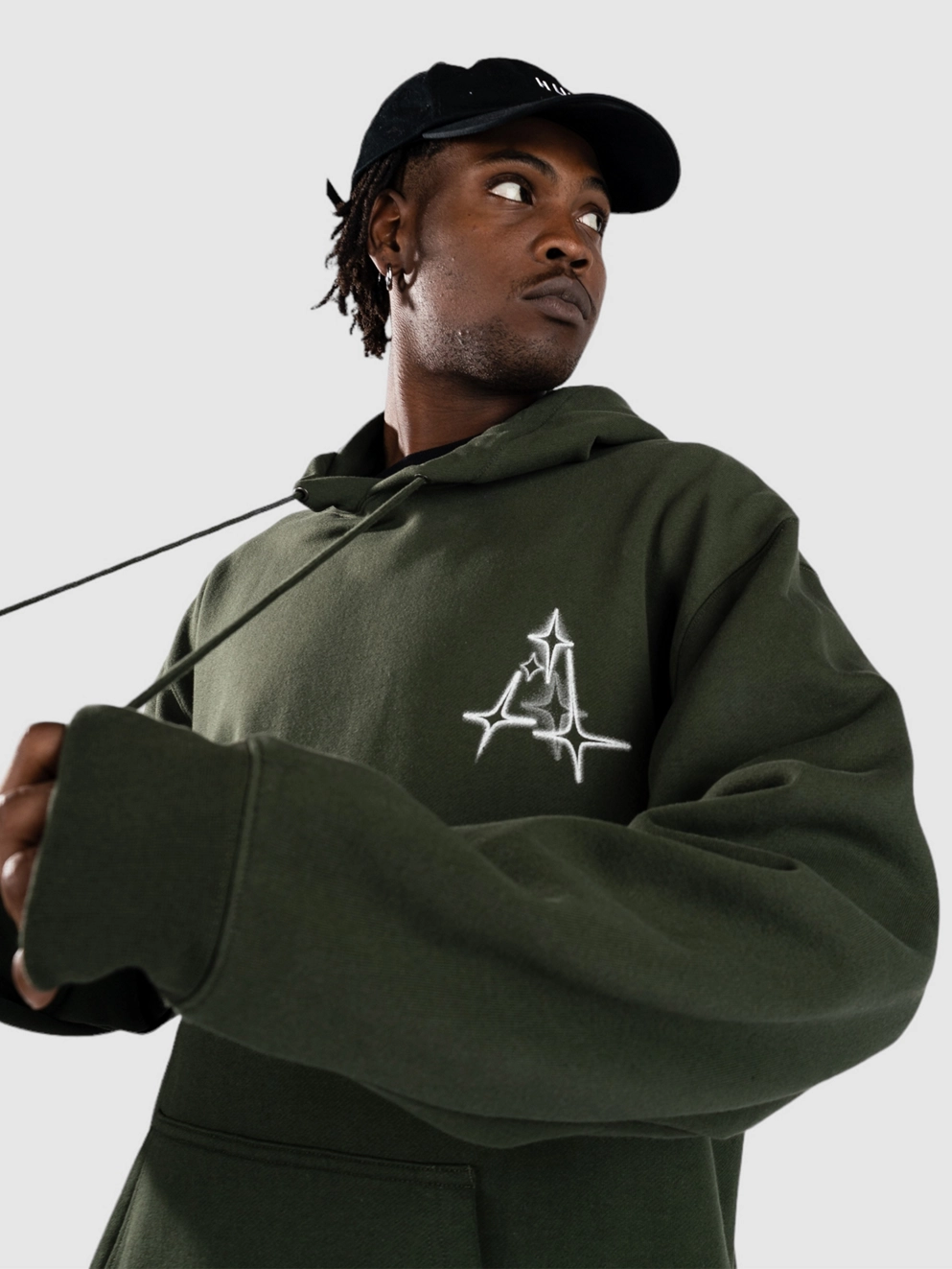 HUF Gleam P/O Hoodie hunter green
