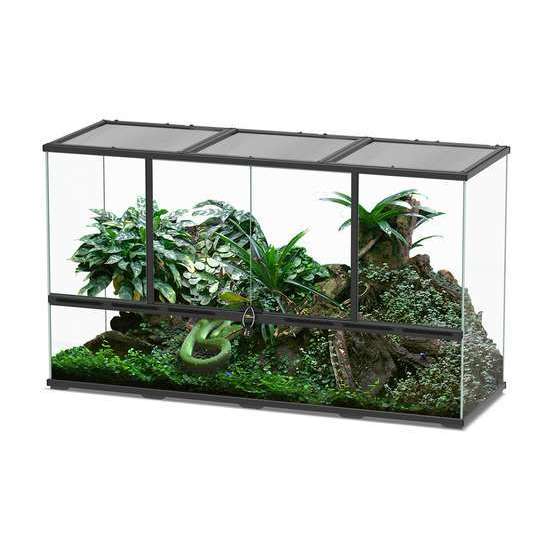 Terrarium Noir L.132xP.45xH.75cm