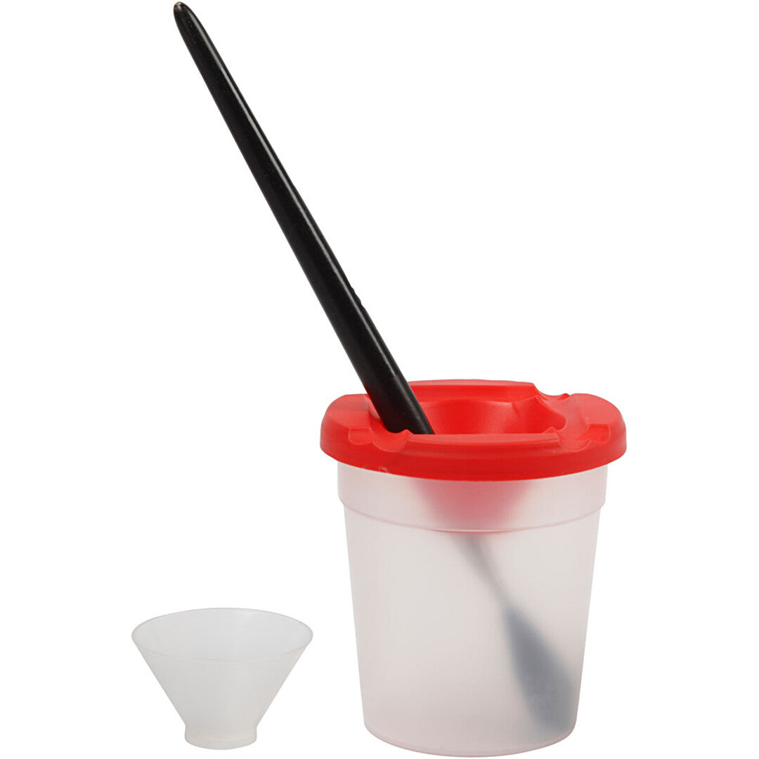 Creativ company anti-knoeipot voor penselen