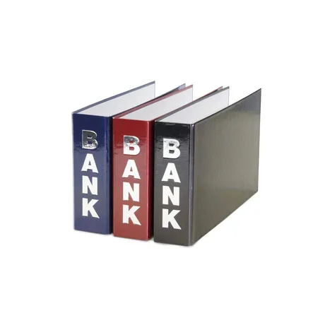 Livepac Office Bankordner für Kontoauszüge 140 x 250 mm, 3 Stück in 3 Farben