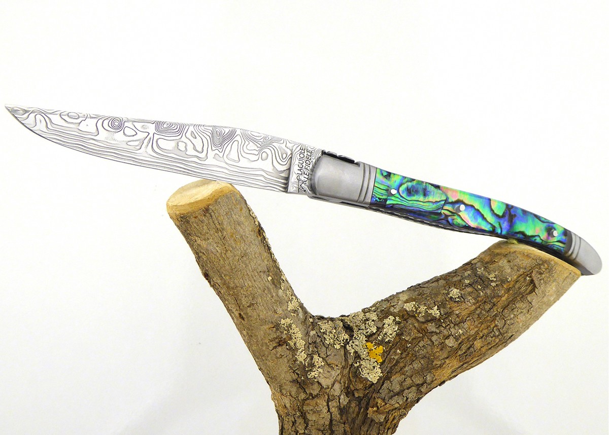 VENDU - Couteau Laguiole avec un manche en Manche en Abalone