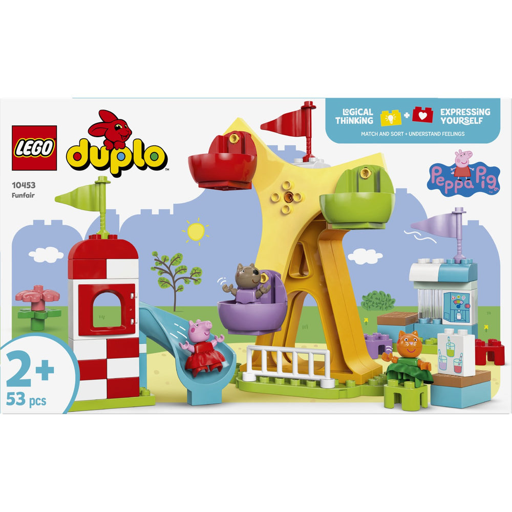 Køb LEGO® DUPLO Peppa Pig - Forlystelsespark 10453