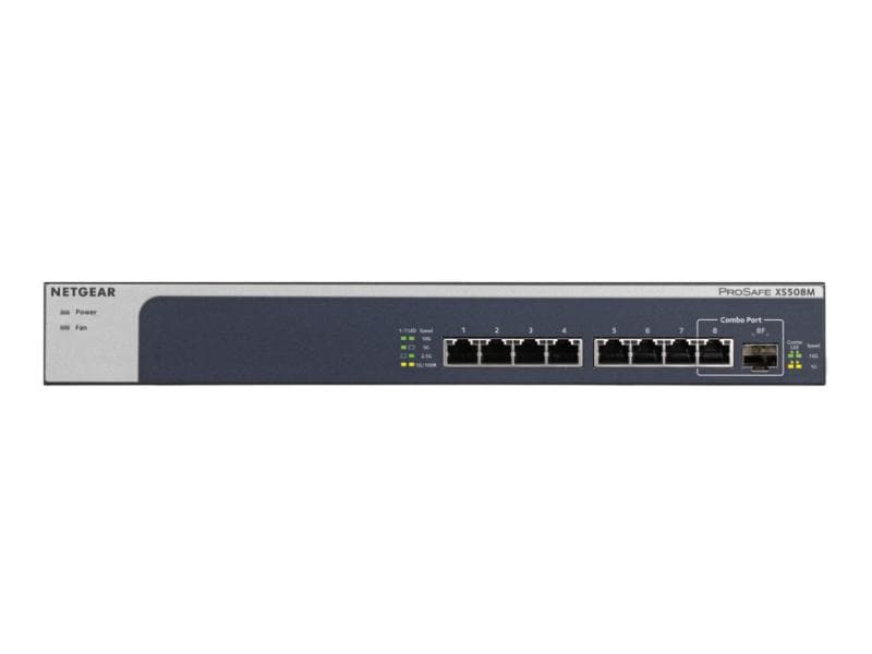 Netgear Switch XS508M 8 Port Unmanaged Multi-Gigabit Ethernet Switch