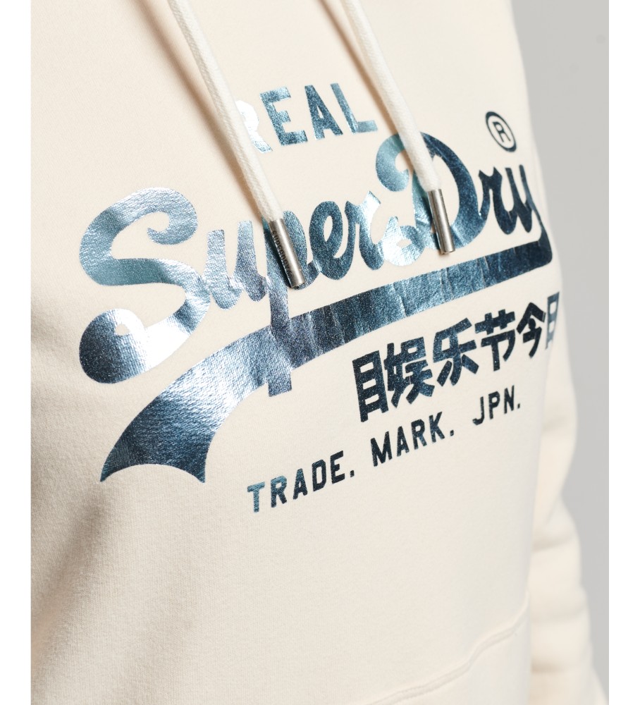 Moletom com capuz e detalhes amarelos da Superdry