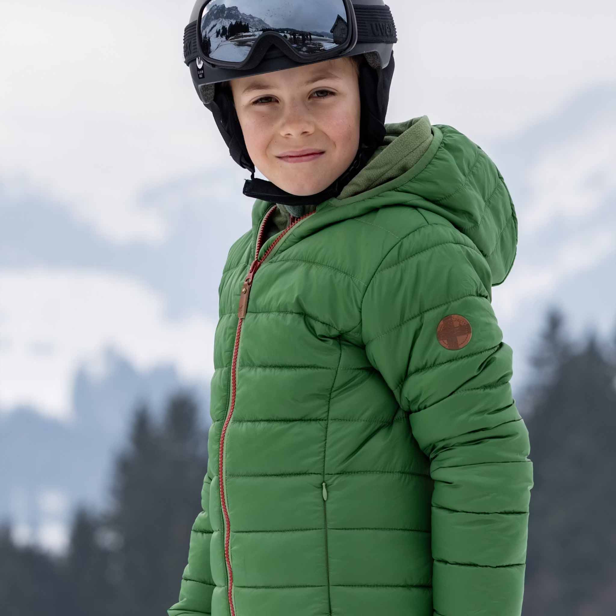 Kinder Thermo Jacke Pac Jac Vineyard Green
