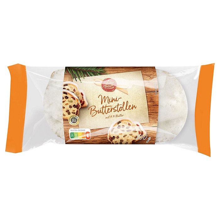 WINTERTRAUM Mini Stollen 200 g, Butter