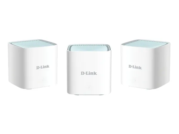 D-Link EAGLE PRO AI M15 - Wi-Fi-system - (3 routere) - op til 500 m2 - mesh 1GbE - Wi-Fi 6 - Dual Band