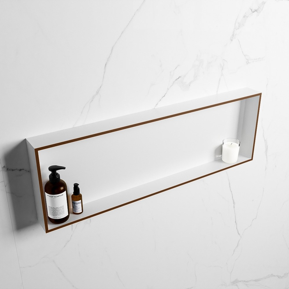 Mondiaz Easy nis 90x30x8cm 1 vak rust/talc