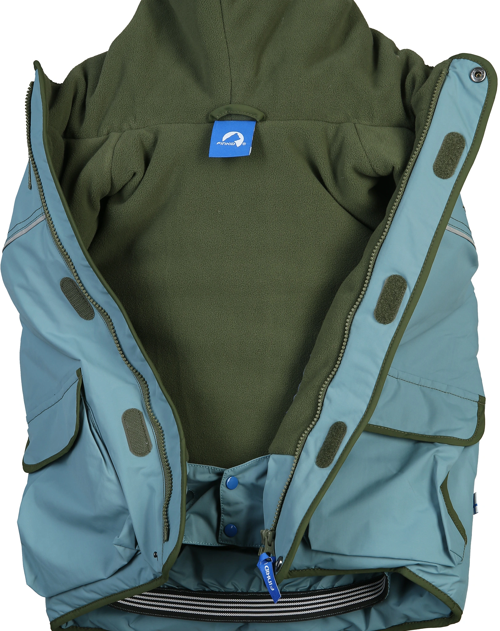 Winterparka TALVI EKO in smoke blue/ bronze green