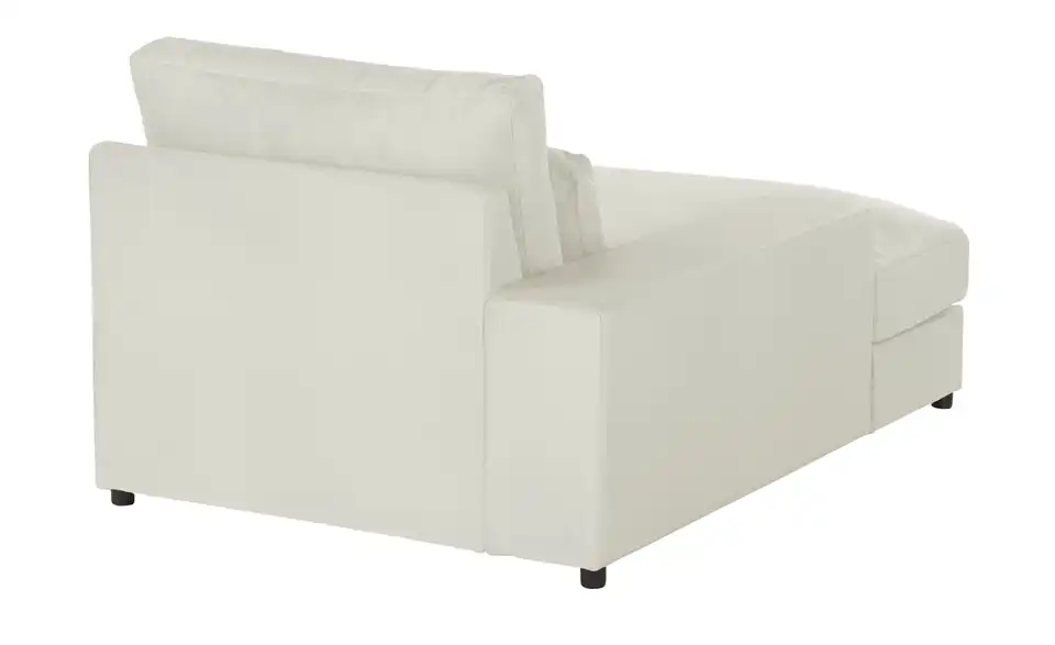 Element Branna Beige Samt Ottomane links
