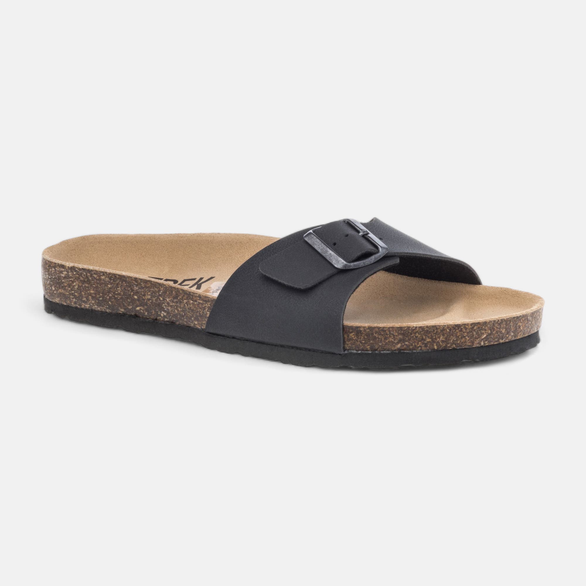 Mules semelle liège Homme noir