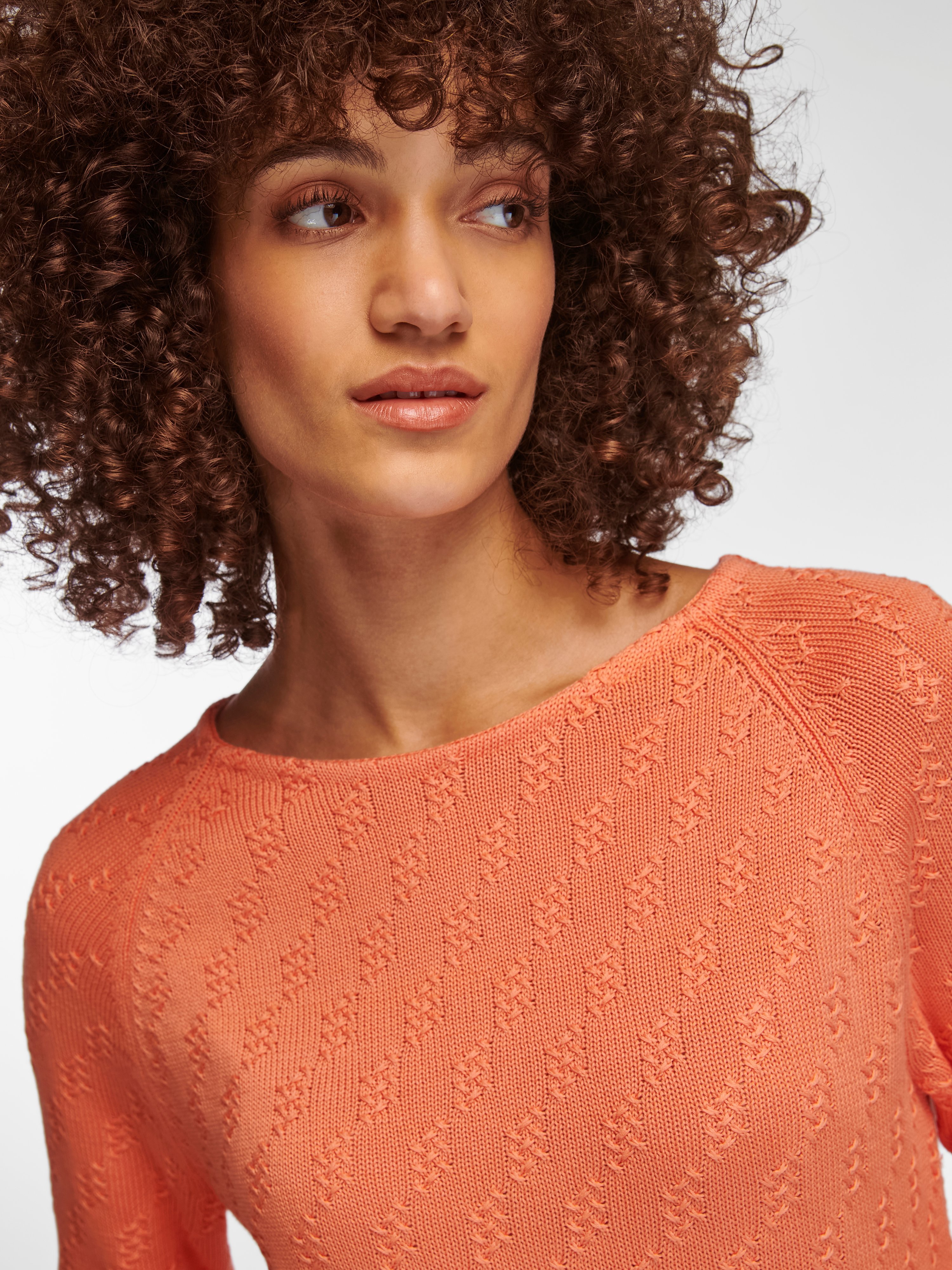 Rundhals-Pullover aus 100% SUPIMA®-Baumwolle