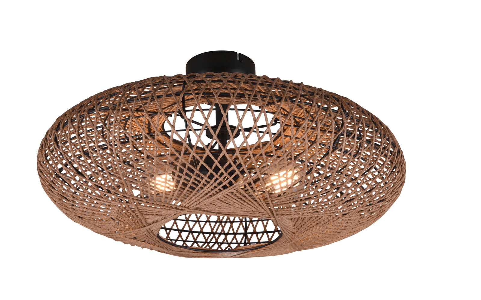 Hedda Deckenleuchte schwarz 612300236, D/H: 52/28 cm, Metall