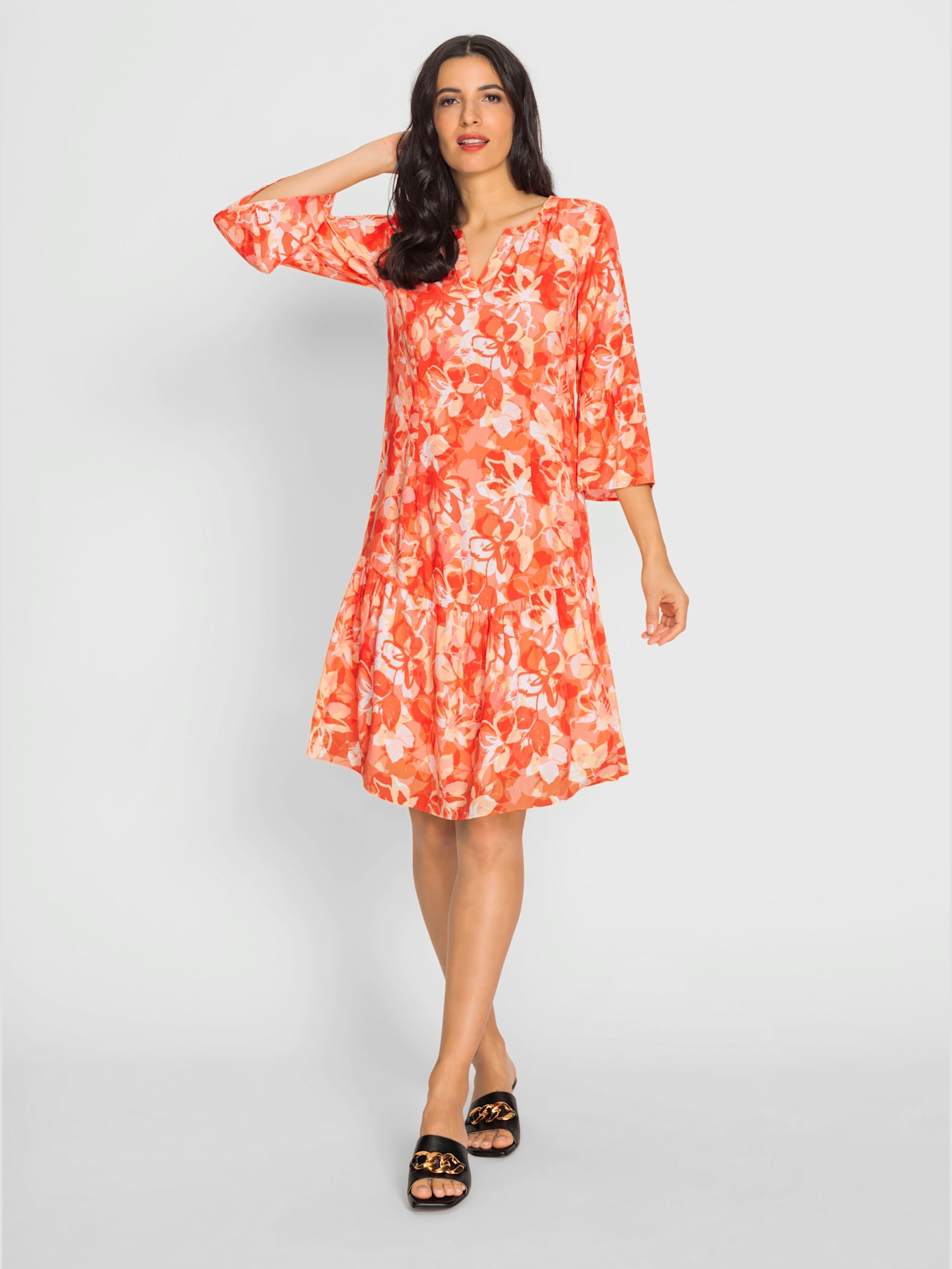 Robe imprimée motif estival