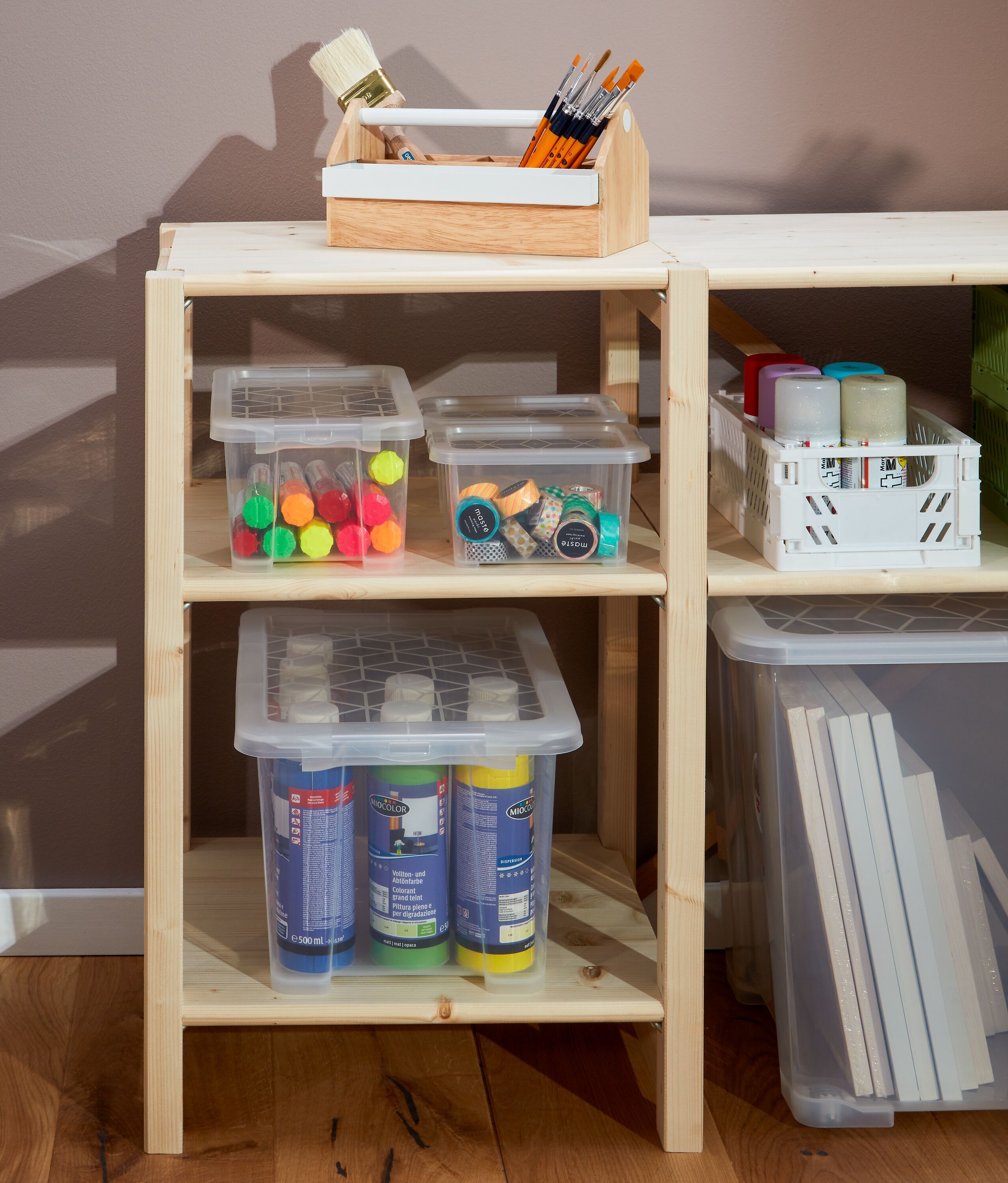 EVO Aufbewahrungsbox - Transparent / B: 39.2 cm x T: 58.3 cm x H: 41.0 cm