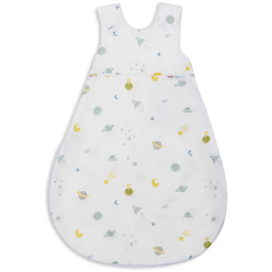 Kuli-Muli Lyocell Satin Ganzjahresschlafsack Space Allover