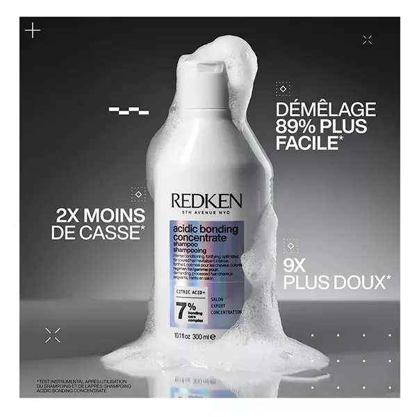 Shampoo Reparador Concentrado Redken Acidic Bonding para Cabelos Sensibilizados