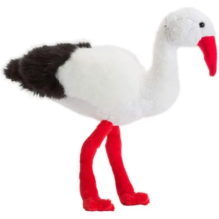 WWF Plüsch Storch, realistisch gestaltetes Plüschtier, ca. 23 cm