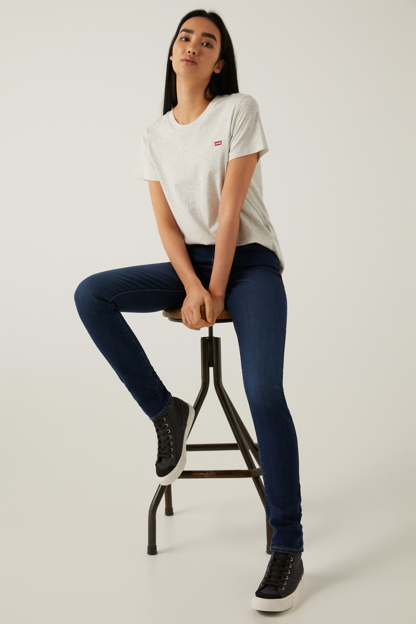 Calça jeans skinny de cintura alta 721™